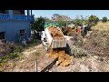 Getting Started First Jobs In New Project Using Skills Operator Dump Truck Bulldozer Land Filling UP