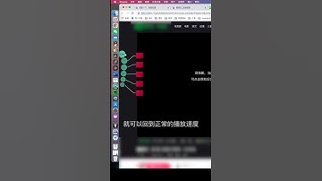 如何倍速播放网页视频2 #电脑知识 #chrome
