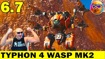 WILD SNIPER REPTILOID TYPHON + 4 WASP MK2 WAR ROBOTS REMASTERED 6.7 MAX GAMEPLAY WR