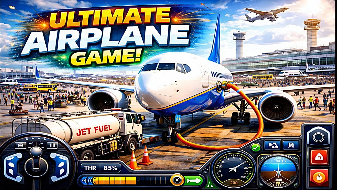 Real Pilot Ban Gaya 😱 | City Airplane Simulator 3D Smooth Landing Challenge! - Android Gameplay