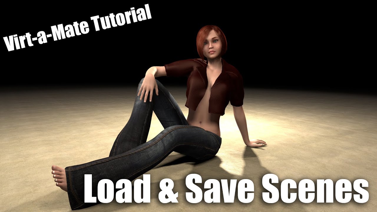 Meget symaskine kommentator Virt-a-Mate Tutorial - Load and Save Scenes - YouTube