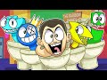 СКИБИДИ ТУАЛЕТЫ ЗАРАЗИЛИ РАДУЖНЫХ ДРУЗЕЙ! | Rainbow Friends 2 - Анимации на русском