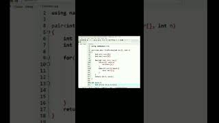 Find largest and smallest number in an array #cpp #largestnumber #smallestnumber #array #short #cpp