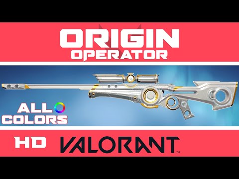 Origin Operator VALORANT SKIN (ALL COLORS) | New Skins Showcase