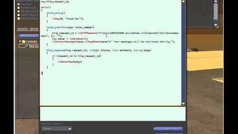 Inbound SMS with Web21C Web Services in Second Life