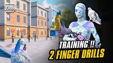 TRAINING DRILLS FOR 2 FINGER PLAYER | PUBG MOBILE GUIDE