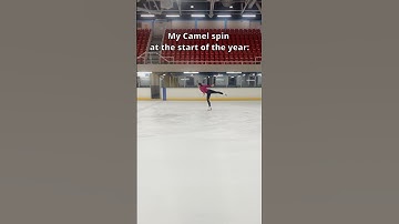 ❄️⛸️Camel spin progress 🐪 #figureskating #figureskater #iceskating #progress