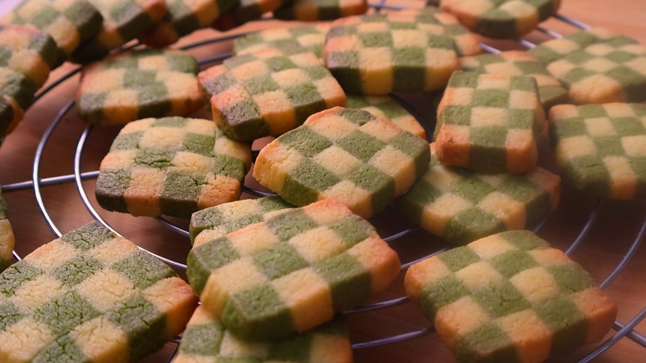 Как приготовить домашнее матча-печенье