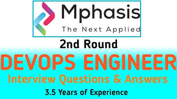 Mphasis 2nd Round DevOps/DevSecOps Interview Experience | Questions & Answers #devops @ITAchieverYT