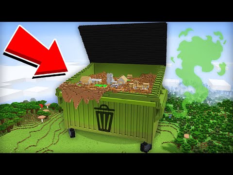 КТО ВЫКИНУЛ ВСЮ НАШУ ДЕРЕВНЮ НА ПОМОЙКУ В МАЙНКРАФТ | Компот Minecraft