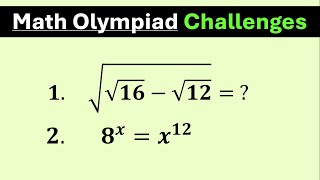 Two Techniques to Ace Math Olympiad Problems!