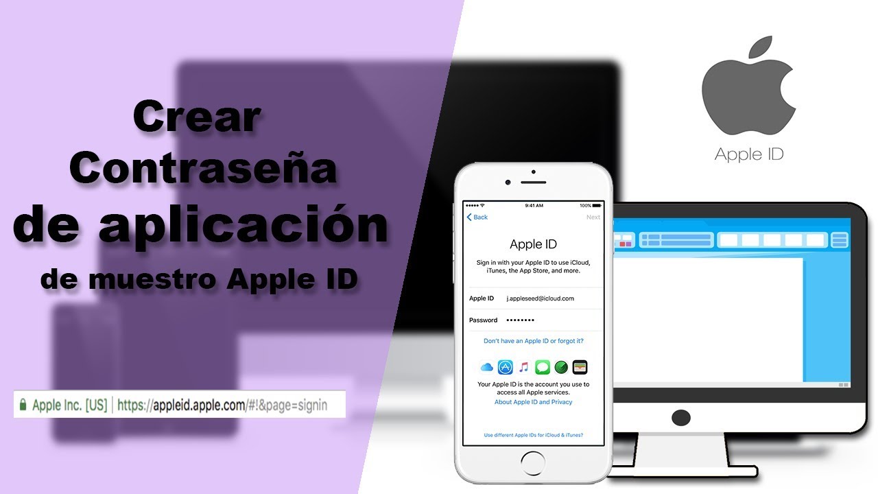 Como crear contraseña de aplicacion de nuestro ID de Apple ...