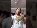 تقليد عبله كامل مسلسل لن اعيش فى جلباب ابى 
