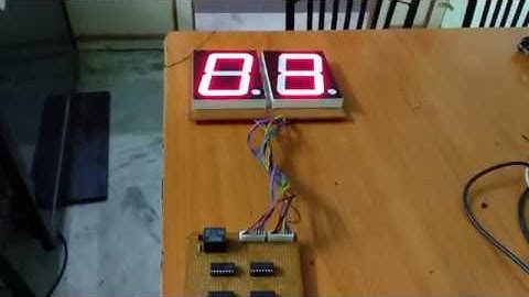 4 inch 7 segment display timer using Arduino nano