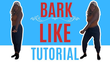 Bark Like You Want It* STEP BY STEP DANCE TUTORIAL (beginner friendly) 