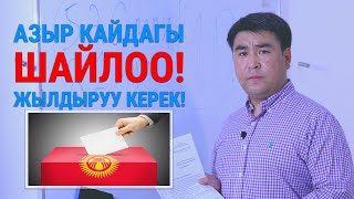 Жанар Акаев: Азыр кайдагы ШАЙЛОО! Жылдыруу керек!