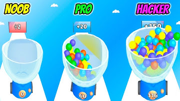 Fill It Up 3D! - NOOB vs PRO vs HACKER