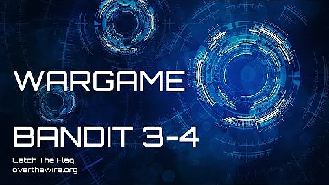 🔐 Bandit Level 3-4 CTF Wargame Walkthrough | OverTheWire.org