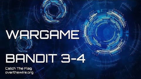 🔐 Bandit Level 3-4 CTF Wargame Walkthrough | OverTheWire.org