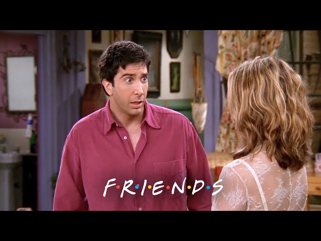 Ross Made Out With a 50-Year-Old in High School | Friends class=