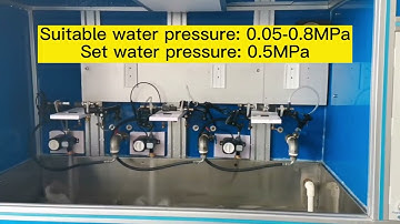 Kitchen faucet control unit life test-1