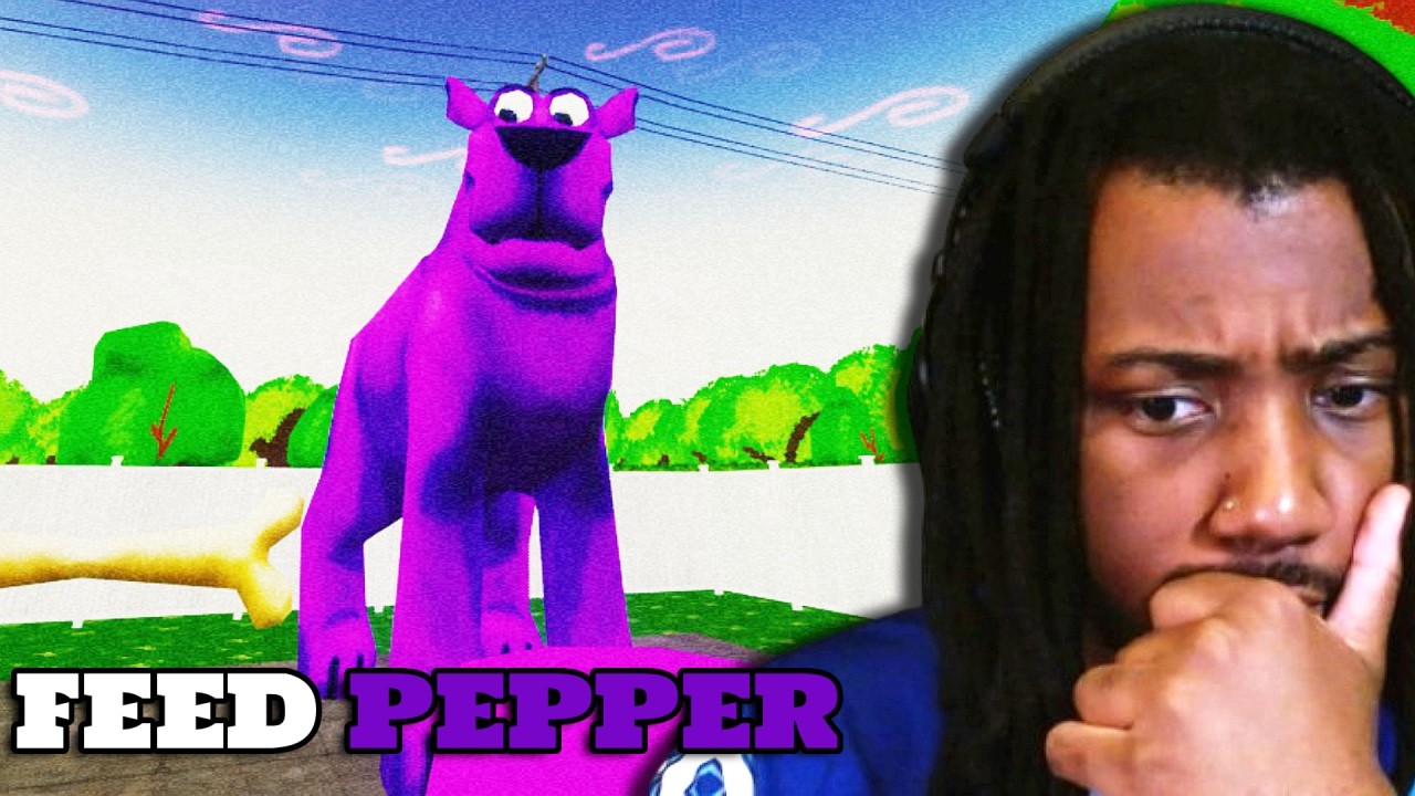 DON'T TRUST THIS EARLY 2000s GAME. | Pepper the Giant Purple Dog
