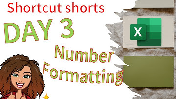 Excel shortcut keys: excel number formatting #shorts