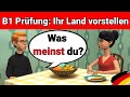Mündliche Prüfung Deutsch B1 | Gemeinsam etwas planen/Dialog |sprechen Teil 3: Das Land