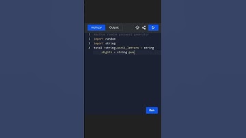 Python random password generator #pycoders #coding