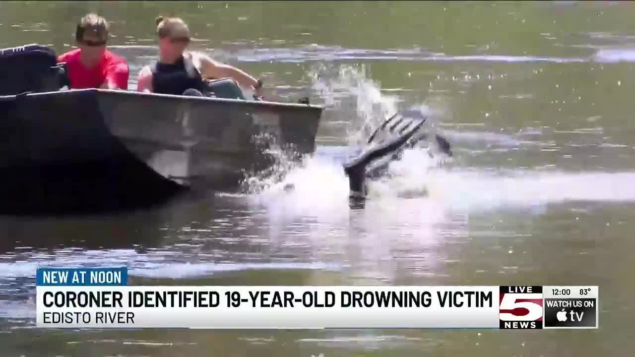 VIDEO: Coroner IDs 19-year-old who drowned in Edisto River - YouTube