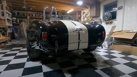 FFR MK 4 Trunk Lid / License plate light installation - Shelby Cobra replica build