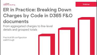 Electronic Reporting in Practice Breaking Down Charges by Code in D365 F&O documents
