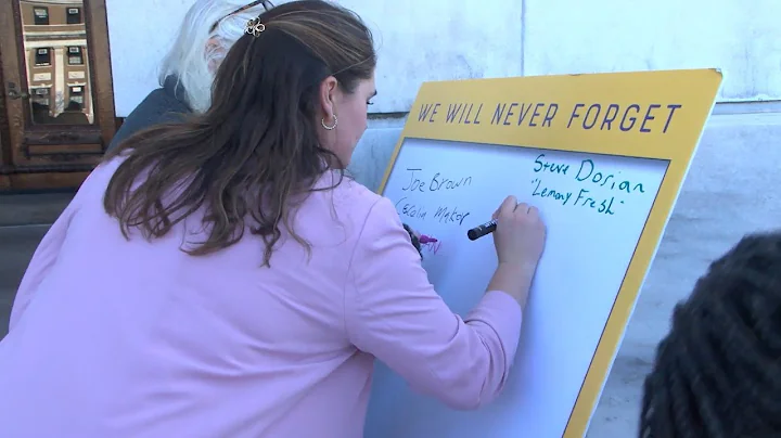 Essential care workers hold COVID remembrance event to honor those lost, call for action