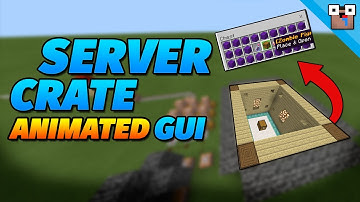 ANIMATED CRATE FOR SERVERS! Bedrock Command Tutorial