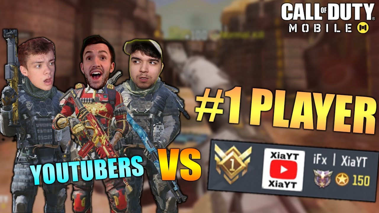 Youtubers vs 1 Player in Call of Duty Mobile Legendary Ranked with