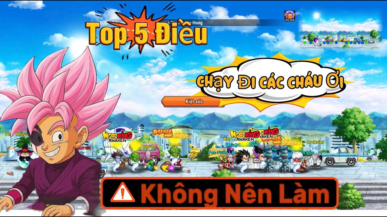 Ngọc Rồng Awaken - Top 5 Điều Không Nên Làm Trong Ngọc Rồng Awaken