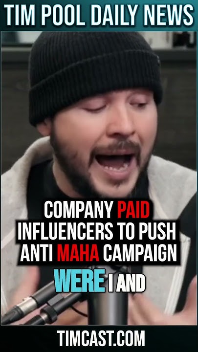 Company PAID Influencers To Push Anti MAHA Campaign #shorts - YouTube