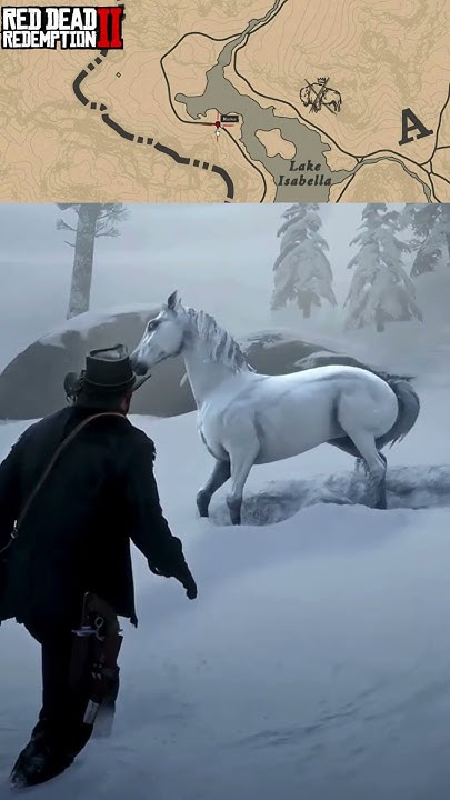 Where Is The White Horse In Rdr2 RDR2: White Arabian Horse Location and Taming Guide - YouTube