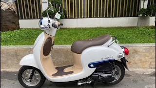 HONDA GIORNO 50cc - Fi Nội Địa Nhật Màu Xanh Coban \& Trắng Sứ Đẹp Xuất Sắc Giá Tốt 📞0912064458