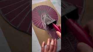 Let s carve a skeleton print