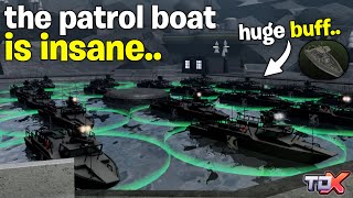 I Made My Own NAVY.. with BUFFED Patrol Boats.. | Roblox Tower Defense X