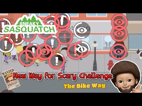 Sneaky Sasquatch - New Way for Scary Challenge | The Bike Way