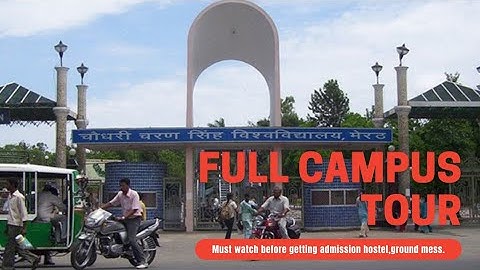 CCSU, Meerut #ChaudharyCharanSinghUniversity(UP) full campus tour  must watch|Nomadikker Ritik