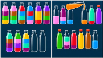 Water Sort Puzzle Walkthrough 75,  ios Gameplay Simulator Think Brain Android Games