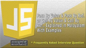 Pass By Value & Pass By Reference / Call By Value or Call By Reference in JavaScript Explained