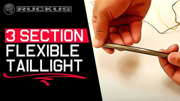 5.7" INTEGRATED BLINKERS 3 SECTION LED FLEXIBLE LIGHT BAR