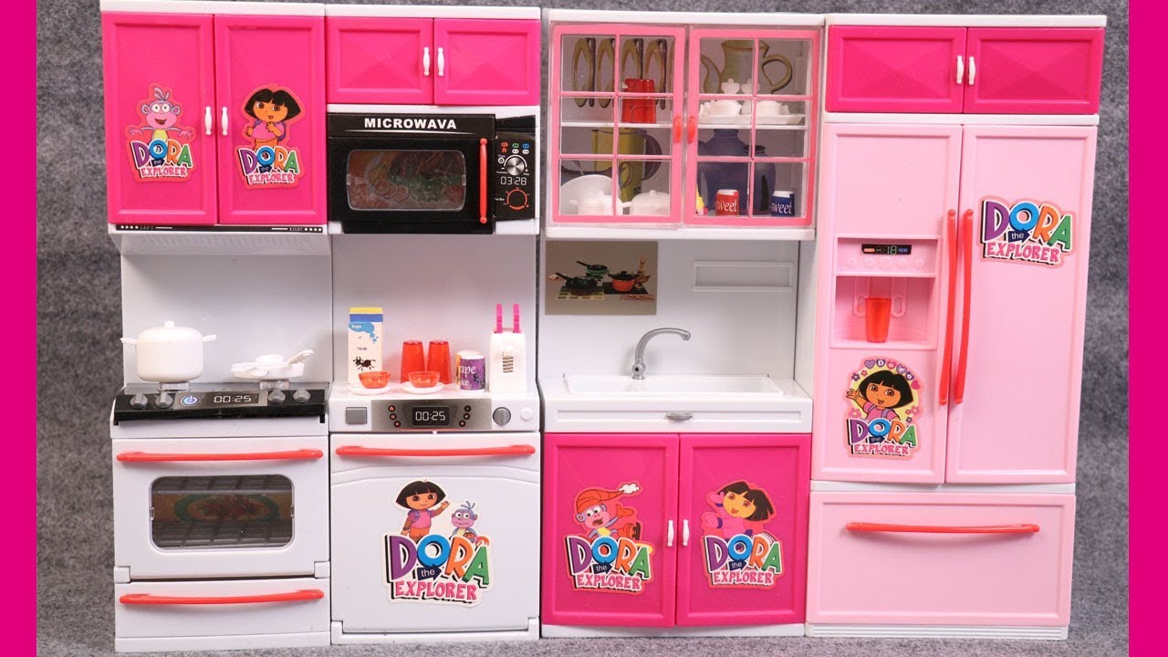 kitchen play set video