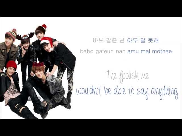 EXO-K - 첫 눈 (First Snow) (Color Coded Hangul/Rom/Eng Lyrics) class=