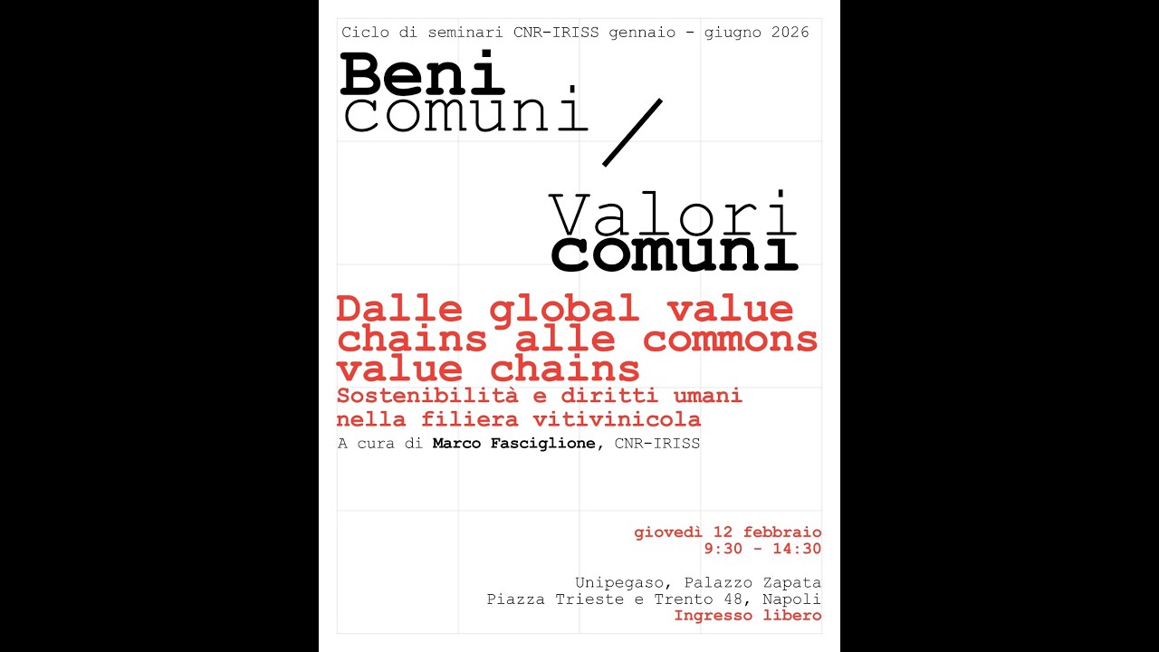 Dalle global value chains alle commons value chains Parte 1 | Beni ...