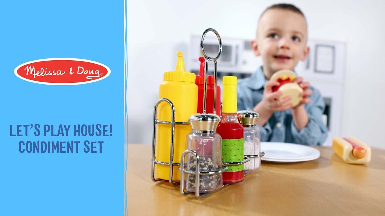 Melissa & Doug Let's Play House! Condiment Set